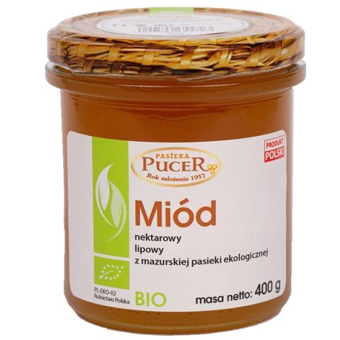MIÓD LIPOWY BIO 400 g - PASIEKA PUCER MIÓD LIPOWY BIO 400 g - PASIEKA PUCER