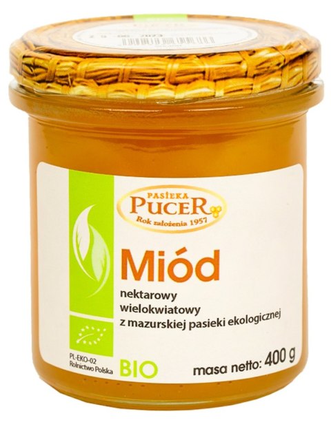 MIÓD WIELOKWIATOWY BIO 400 g - PASIEKA PUCER MIÓD WIELOKWIATOWY BIO 400 g - PASIEKA PUCER