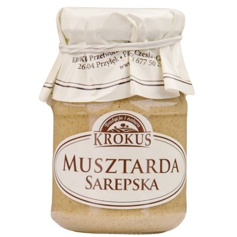MUSZTARDA SAREPSKA 185 g - KROKUS MUSZTARDA SAREPSKA 185 g - KROKUS