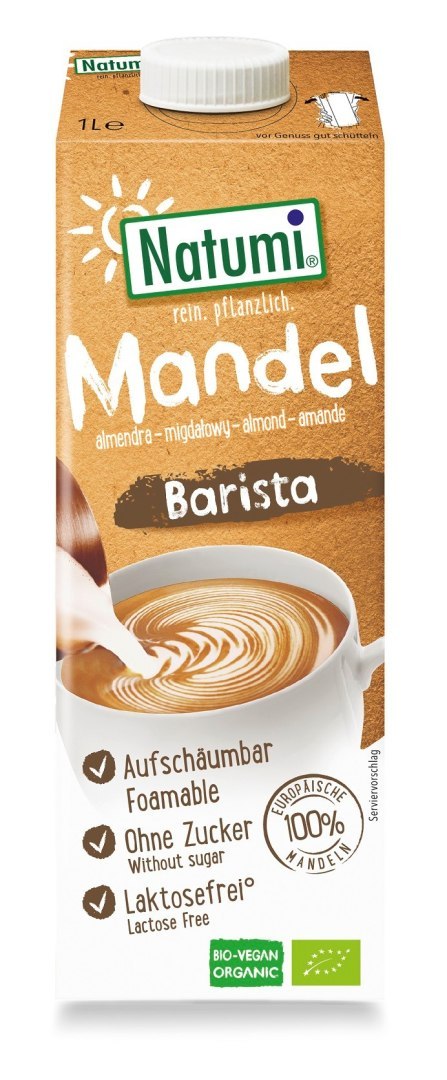 NAPÓJ MIGDAŁOWY BARISTA BEZ CUKRU BIO 1 L - NATUMI NAPÓJ MIGDAŁOWY BARISTA BEZ CUKRU BIO 1 L - NATUMI