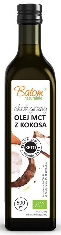 OLEJ KOKOSOWY MCT KETO BIO 500 ml - BATOM OLEJ KOKOSOWY MCT KETO BIO 500 ml - BATOM
