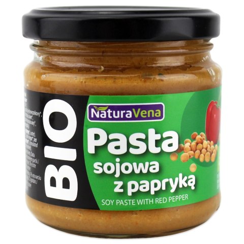 PASTA SOJOWA Z PAPRYKĄ BIO 185 g - NATURAVENA PASTA SOJOWA Z PAPRYKĄ BIO 185 g - NATURAVENA