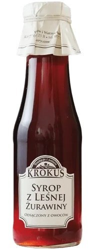 SYROP Z LEŚNEJ ŻURAWINY 355 g (280 ml) - KROKUS SYROP Z LEŚNEJ ŻURAWINY 355 g (280 ml) - KROKUS