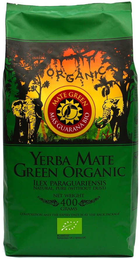 YERBA MATE GREEN MAS GUARANA BIO 400 g - YERBA MATE GREEN ORGANIC