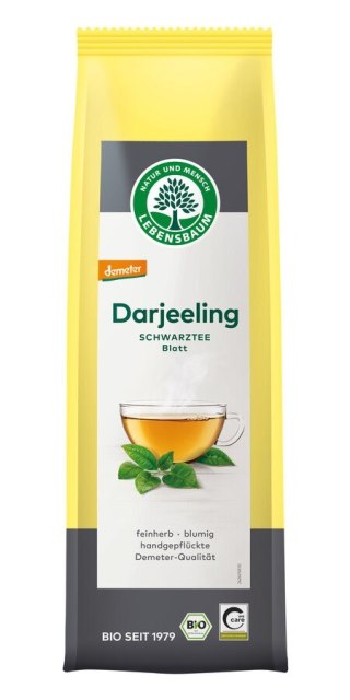 HERBATA CZARNA LIŚCIASTA DARJEELING DEMETER BIO 75 g - LEBENSBAUM