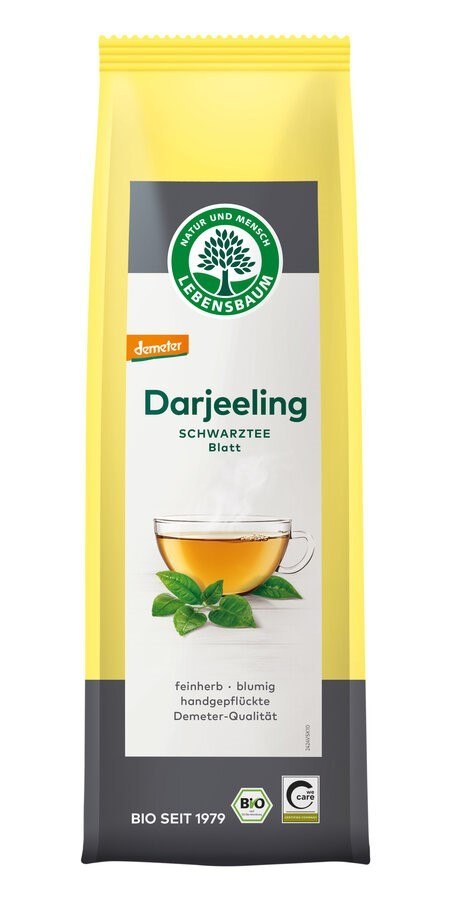 HERBATA CZARNA LIŚCIASTA DARJEELING DEMETER BIO 75 g - LEBENSBAUM HERBATA CZARNA LIŚCIASTA DARJEELING DEMETER BIO 75 g - LEBENSBAUM