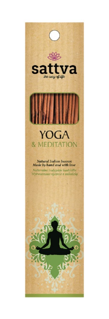 KADZIDEŁKA INDYJSKIE JOGA I MEDYTACJA (15 szt.) 30 g - SATTVA (WELLNESS)