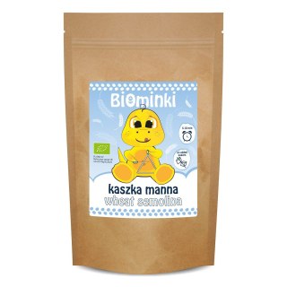 KASZKA MANNA BEZ DODATKU CUKRÓW BIO 200 g - BIOMINKI