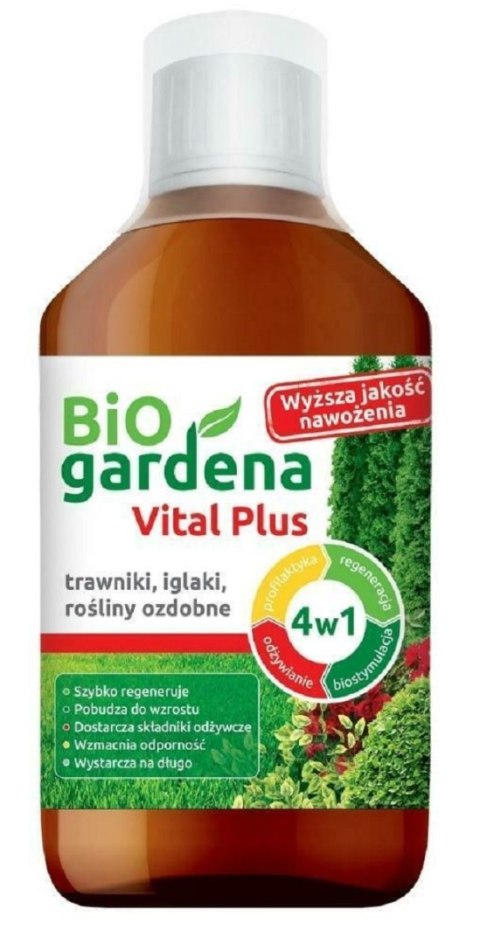 NAWÓZ UNIWERSALNY KONCENTRAT VITAL PLUS 450 ml - BIOGARDENA NAWÓZ UNIWERSALNY KONCENTRAT VITAL PLUS 450 ml - BIOGARDENA
