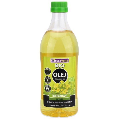 OLEJ RZEPAKOWY DO GOTOWANIA I SMAŻENIA OMEGA-3 BIO 1 L - NATURAVENA OLEJ RZEPAKOWY DO GOTOWANIA I SMAŻENIA OMEGA-3 BIO 1 L - NATURAVENA