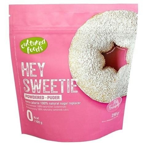 ZAMIENNIK CUKRU PUDRU "HEY SWEETIE" BEZGLUTENOWY 250 g - CULTURED FOODS ZAMIENNIK CUKRU PUDRU "HEY SWEETIE" BEZGLUTENOWY 250 g - CULTURED FOODS
