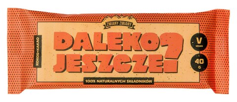 BATON BAKALIOWY Z KOKOSEM I KAKAO DALEKO JESZCZE BEZGLUTENOWY 40 g - ZMIANY ZMIANY BATON BAKALIOWY Z KOKOSEM I KAKAO DALEKO JESZCZE BEZGLUTENOWY 40 g - ZMIANY ZMIANY