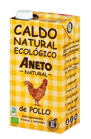 BULION DROBIOWY W PŁYNIE BEZGLUTENOWY BIO 1 L - ANETO NATURAL