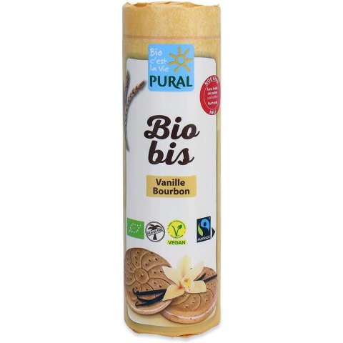 CIASTKA MARKIZY Z KREMEM WANILIOWYM FAIR TRADE BIO 320 g - PURAL (BIO BIS) CIASTKA MARKIZY Z KREMEM WANILIOWYM FAIR TRADE BIO 320 g - PURAL (BIO BIS)