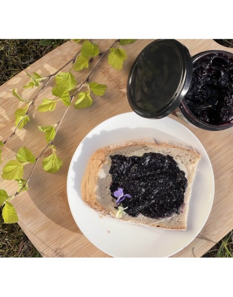 Dżem z jagody kamczackiej z BIO stewią, BIOHASKAP FIT, 200g, bez dodatku cukru czy soku jabłkowego Dżem z jagody kamczackiej z BIO stewią, BIOHASKAP FIT, 200g, bez dodatku cukru czy soku jabłkowego