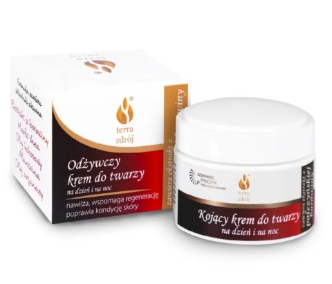 KREM DO TWARZY NA DZIEŃ I NA NOC ODŻYWCZY 50 g - TERRA ZDRÓJ (SERIA BOROWINOWA) KREM DO TWARZY NA DZIEŃ I NA NOC ODŻYWCZY 50 g - TERRA ZDRÓJ (SERIA BOROWINOWA)