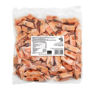 KRÓWKI TOFFI BEZMLECZNE BEZGLUTENOWE BIO 1 kg - ME GUSTO (SUPER FUDGIO)