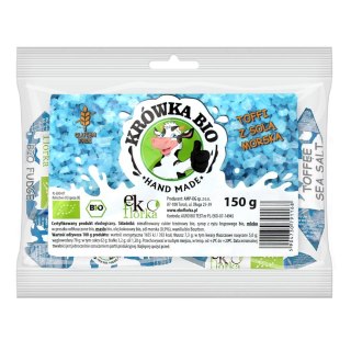 KRÓWKI TOFFI Z SOLĄ MORSKĄ BEZGLUTENOWE BIO 150 g - EKOFLORKA