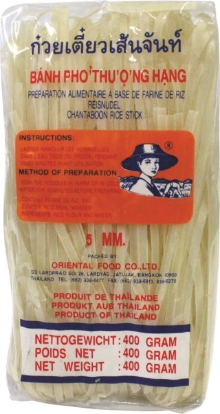MAKARON (TAJSKI RYŻOWY) INSTANT (5 mm) 400 g - FARMER