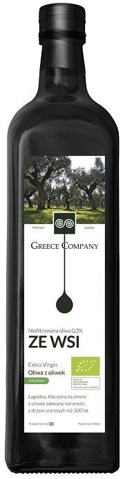 OLIWA Z OLIWEK EXTRA VIRGIN ZE WSI NIEFILTROWANA BIO 500 ml - GREECE COMPANY OLIWA Z OLIWEK EXTRA VIRGIN ZE WSI NIEFILTROWANA BIO 500 ml - GREECE COMPANY