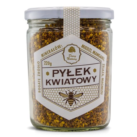 PYŁEK KWIATOWY (PSZCZELI) 220 g - DARY NATURY PYŁEK KWIATOWY (PSZCZELI) 220 g - DARY NATURY