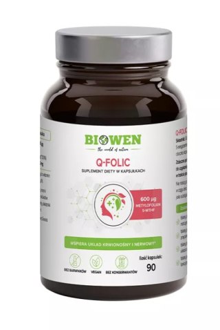 Q-FOLIC (600 ug) 90 KAPSUŁEK - BIOWEN
