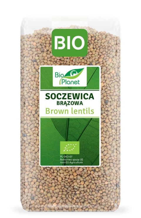 SOCZEWICA BRĄZOWA BIO 500 g - BIO PLANET