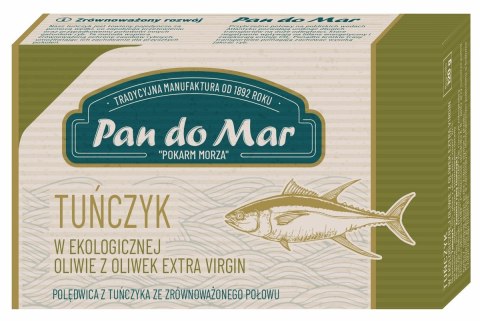 TUŃCZYK W BIO OLIWIE Z OLIWEK EXTRA VIRGIN 120 g - PAN DO MAR TUŃCZYK W BIO OLIWIE Z OLIWEK EXTRA VIRGIN 120 g - PAN DO MAR