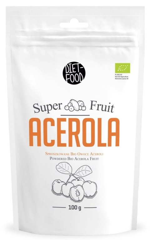 ACEROLA SPROSZKOWANA BIO 100 g - DIET-FOOD ACEROLA SPROSZKOWANA BIO 100 g - DIET-FOOD