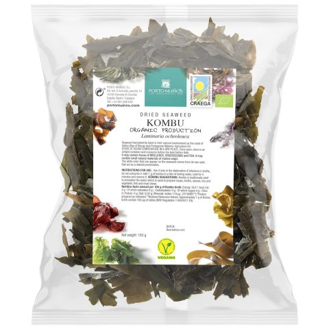 ALGI MORSKIE SUSZONE - KOMBU BIO 100 g - PORTO MUINOS ALGI MORSKIE SUSZONE - KOMBU BIO 100 g - PORTO MUINOS