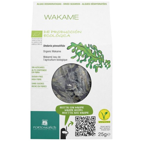 ALGI MORSKIE SUSZONE - WAKAME BIO 25 g - PORTO MUINOS ALGI MORSKIE SUSZONE - WAKAME BIO 25 g - PORTO MUINOS