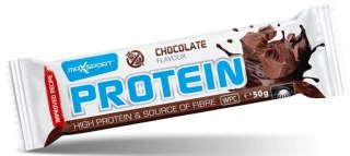 BATON PROTEINOWY O SMAKU CZEKOLADOWYM W KAKAOWEJ POLEWIE BEZGLUTENOWY 50 g - MAXSPORT