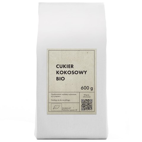 CUKIER KOKOSOWY BIO 600 g - THE PLANET CUKIER KOKOSOWY BIO 600 g - THE PLANET