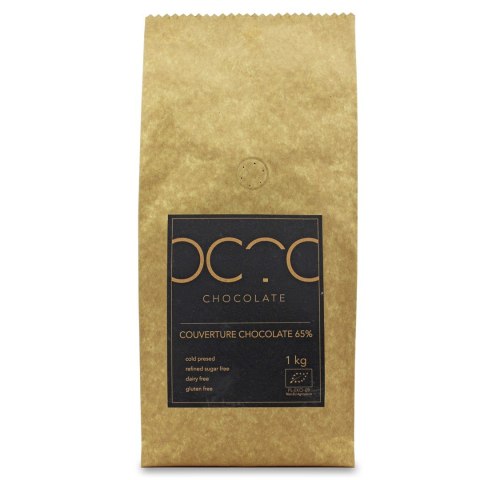 CZEKOLADA KUWERTURA CIEMNA 65 % WEGAŃSKA BEZGLUTENOWA BIO 1 kg - HORECA (COCOA) CZEKOLADA KUWERTURA CIEMNA 65 % WEGAŃSKA BEZGLUTENOWA BIO 1 kg - HORECA (COCOA)