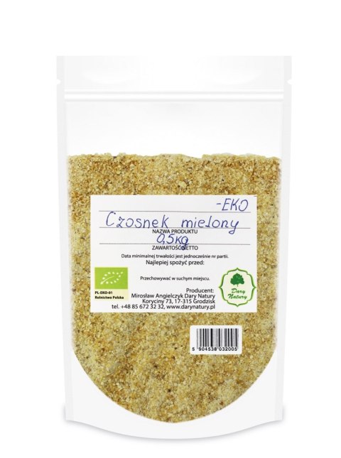 CZOSNEK MIELONY BIO 500 g - HORECA (DARY NATURY) CZOSNEK MIELONY BIO 500 g - HORECA (DARY NATURY)