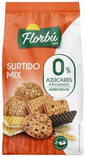 Florbu MIX ciastka i wafelki bez cukru, 270g Florbu MIX ciastka i wafelki bez cukru, 270g