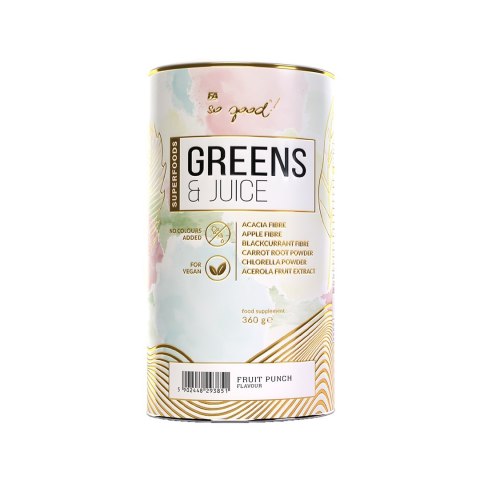 GREENS & JUICE OWOCOWY 360 g - SO GOOD! GREENS & JUICE OWOCOWY 360 g - SO GOOD!