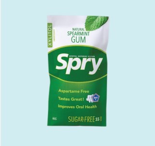 Guma do żucia Spry 55 szt. smak M. Kędzierzawa