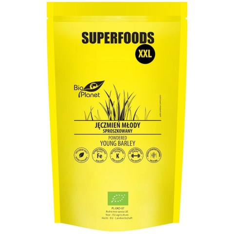 JĘCZMIEŃ MŁODY SPROSZKOWANY BIO 400 g - BIO PLANET JĘCZMIEŃ MŁODY SPROSZKOWANY BIO 400 g - BIO PLANET