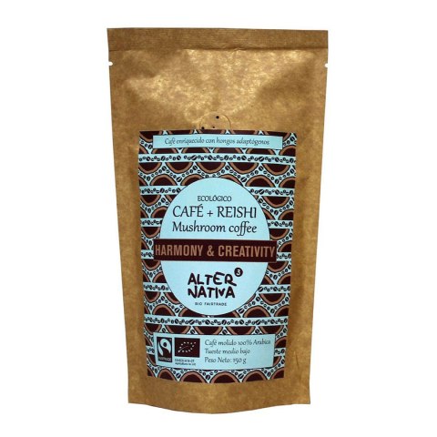 KAWA MIELONA ARABICA Z REISHI FAIR TRADE BEZGLUTENOWA BIO 150 g - ALTERNATIVA3 KAWA MIELONA ARABICA Z REISHI FAIR TRADE BEZGLUTENOWA BIO 150 g - ALTERNATIVA3