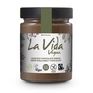 KREM CZEKOLADOWO - ORZECHOWY BEZGLUTENOWY FAIR TRADE BIO 270 g - LA VIDA