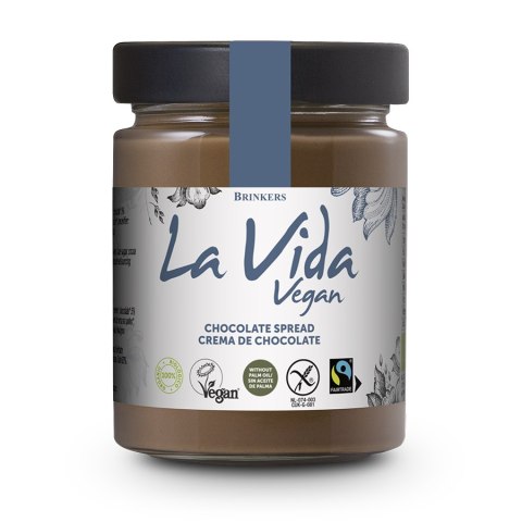 KREM CZEKOLADOWY BEZGLUTENOWY FAIR TRADE BIO 270 g - LA VIDA KREM CZEKOLADOWY BEZGLUTENOWY FAIR TRADE BIO 270 g - LA VIDA