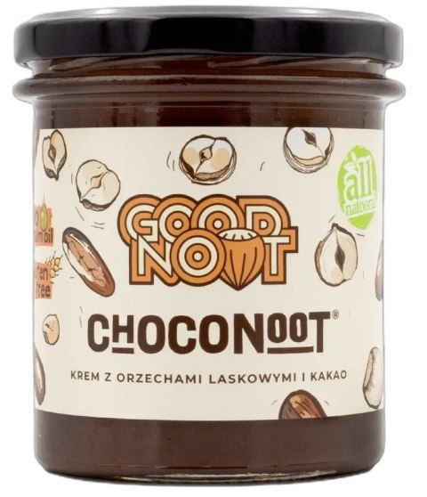 KREM Z ORZECHÓW LASKOWYCH I KAKAO 350 g - GOOD NOOT