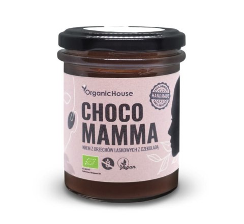 KREM Z ORZECHÓW LASKOWYCH Z CZEKOLADĄ BEZGLUTENOWY BIO 180 g - ORGANICHOUSE (CHOCOMAMMA) KREM Z ORZECHÓW LASKOWYCH Z CZEKOLADĄ BEZGLUTENOWY BIO 180 g - ORGANICHOUSE (CHOCOMAMMA)
