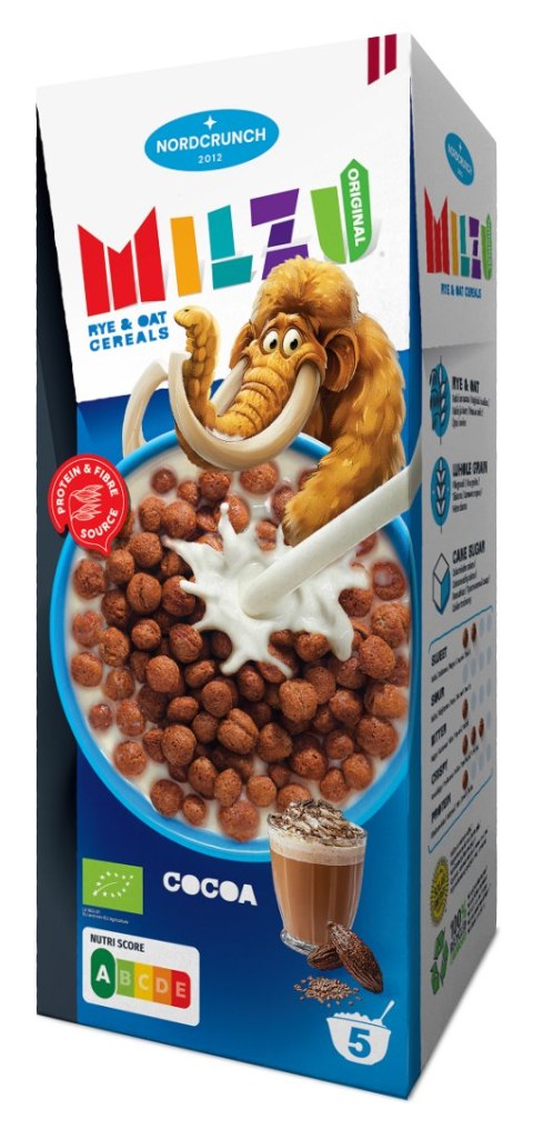KULKI PROTEINOWE KAKAOWE BIO 150 g - NORDCRUNCH (MILZU) KULKI PROTEINOWE KAKAOWE BIO 150 g - NORDCRUNCH (MILZU)