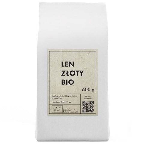 LEN ZŁOTY (SIEMIĘ LNIANE) BIO 600 g - THE PLANET LEN ZŁOTY (SIEMIĘ LNIANE) BIO 600 g - THE PLANET