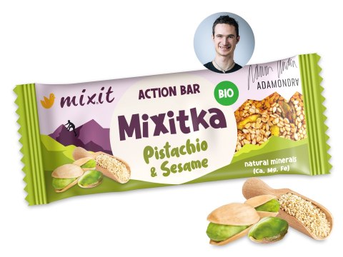 Mixit, Mixitka Action BIO - Sezam i pistacje, 34g