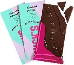 N!CK'S Nicks dark chocolate almond sea salt, 75g N!CK'S Nicks dark chocolate almond sea salt, 75g