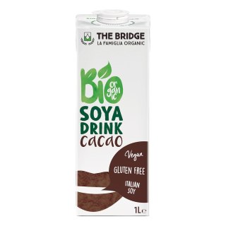 NAPÓJ SOJOWY O SMAKU CZEKOLADOWYM BEZGLUTENOWY BIO 1 L - THE BRIDGE