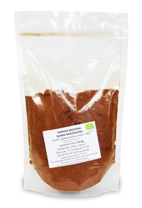 PAPRYKA SŁODKA WĘDZONA BIO 500 g - HORECA (DARY NATURY) PAPRYKA SŁODKA WĘDZONA BIO 500 g - HORECA (DARY NATURY)